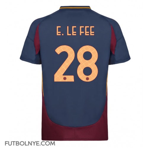 Camiseta AS Roma Enzo Le Fee #28 Tercera Equipación 2024-25 manga corta